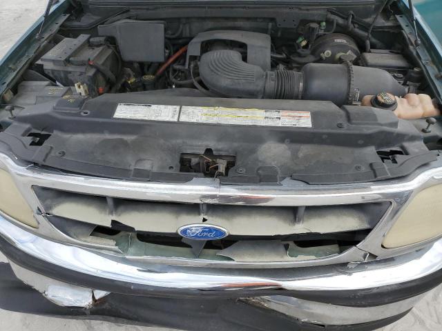 1FTEX27L7VKD69642 - 1997 FORD F250 GREEN photo 11