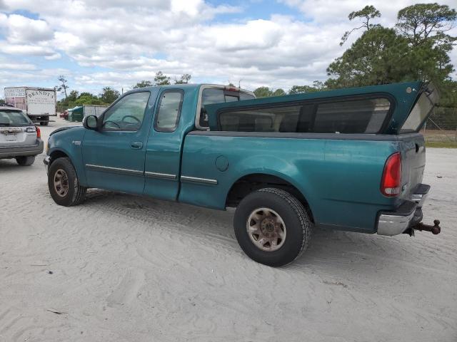 1FTEX27L7VKD69642 - 1997 FORD F250 GREEN photo 2