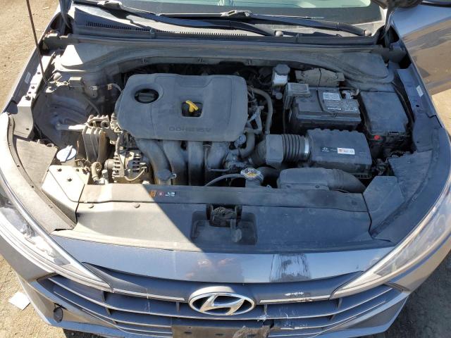 KMHD74LF9KU869630 - 2019 HYUNDAI ELANTRA SE GRAY photo 11