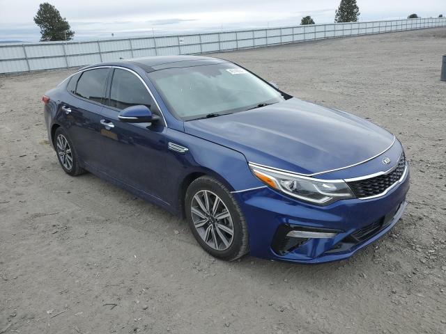 5XXGU4L15KG337828 - 2019 KIA OPTIMA EX BLUE photo 4