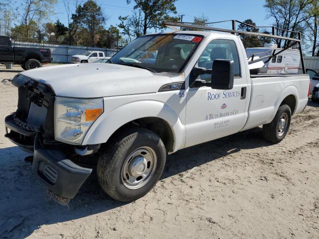 1FTBF2A69BEC44340 - 2011 FORD F250 SUPER DUTY WHITE photo 1