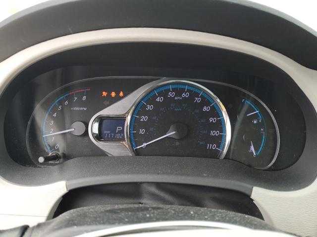 5TDYK3DC6BS138368 - 2011 TOYOTA SIENNA XLE ნაცრისფერი ფოტო 9