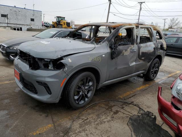 1C4RDJDG6MC683366 - 2021 DODGE DURANGO GT GRAY photo 1