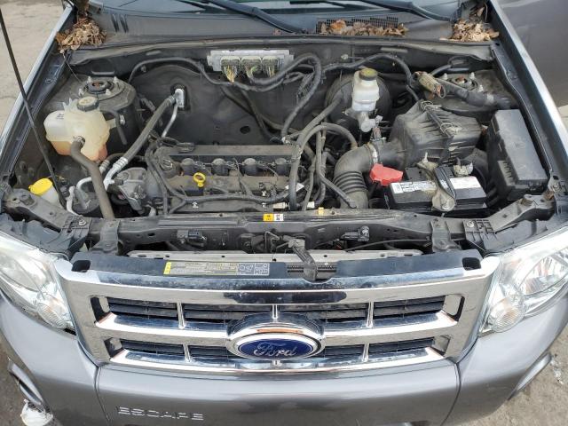 1FMCU9D72CKC59350 - 2012 FORD ESCAPE XLT GRAY photo 11