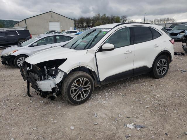 1FMCU9H6XLUA29349 - 2020 FORD ESCAPE SEL WHITE photo 1