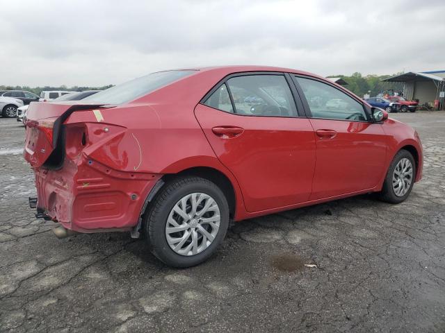 2T1BURHE9HC772208 - 2017 TOYOTA COROLLA L RED photo 3