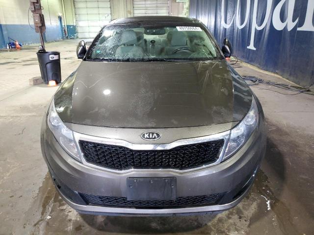 5XXGN4A75CG086654 - 2012 KIA OPTIMA EX GRAY photo 5