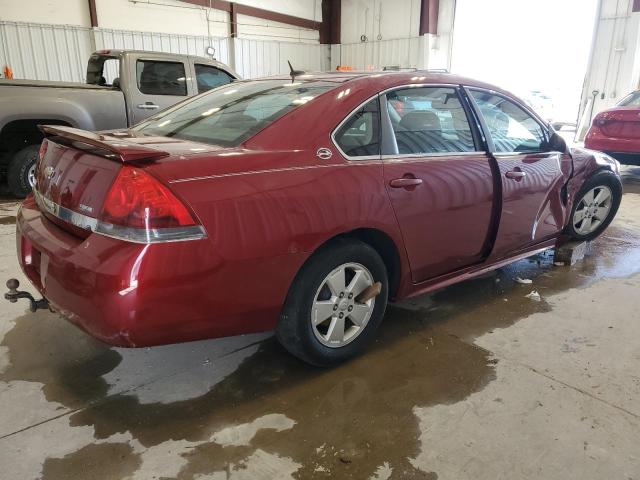 2G1WT57K291215749 - 2009 CHEVROLET IMPALA 1LT BURGUNDY photo 3