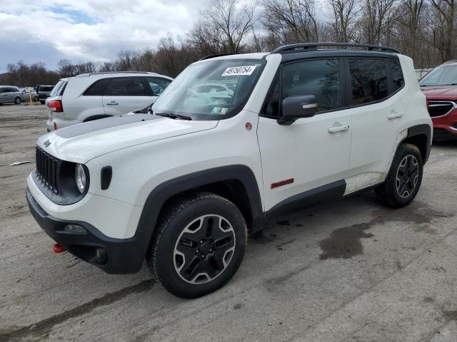 ZACCJBCB7HPG55782 - 2017 JEEP RENEGADE TRAILHAWK WHITE photo 1