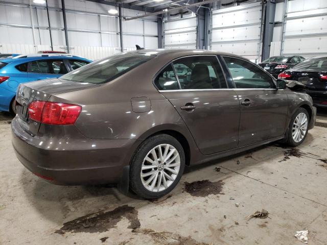 3VWLL7AJXDM371767 - 2013 VOLKSWAGEN JETTA TDI BROWN photo 3