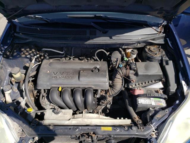 2T1KR32E84C189128 - 2004 TOYOTA COROLLA MA XR BLUE photo 11