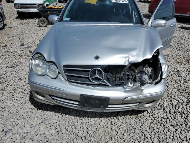 WDBRF92H37F928856 - 2007 MERCEDES-BENZ C 280 4MATIC SILVER photo 11