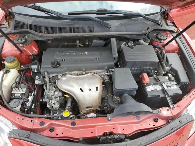 4T1BE46K99U284207 - 2009 TOYOTA CAMRY BASE RED photo 11