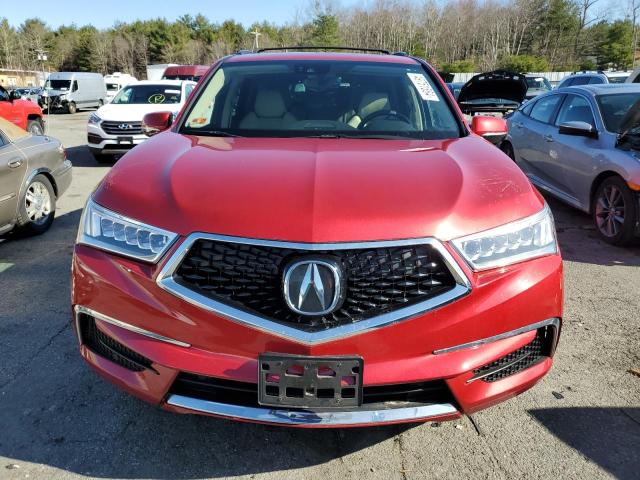 5J8YD7H58KL000010 - 2019 ACURA MDX SPORT HYBRID TECHNOLOGY RED photo 5