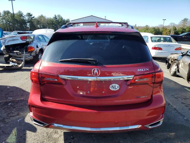 5J8YD7H58KL000010 - 2019 ACURA MDX SPORT HYBRID TECHNOLOGY RED photo 6