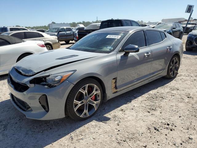 KNAE55LC9K6052766 - 2019 KIA STINGER GT2 GRAY photo 1