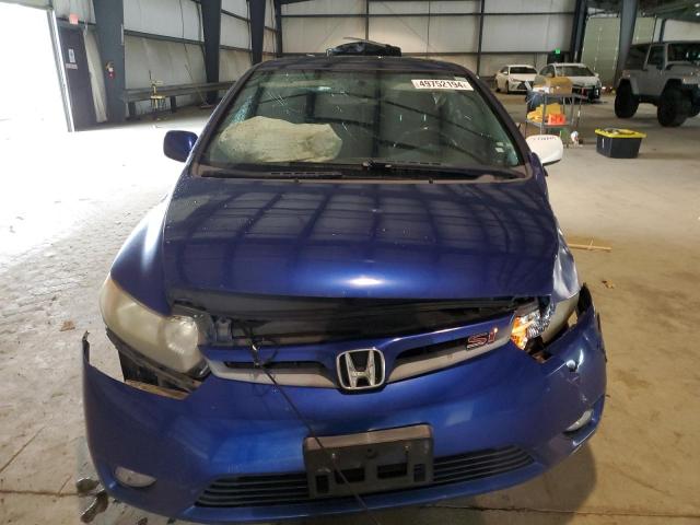 2HGFG21537H704244 - 2007 HONDA CIVIC SI BLUE photo 5