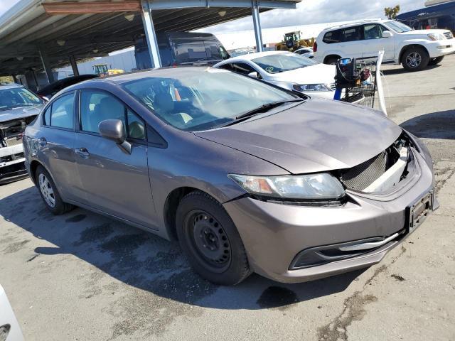 19XFB2F5XEE229500 - 2014 HONDA CIVIC LX BROWN photo 4