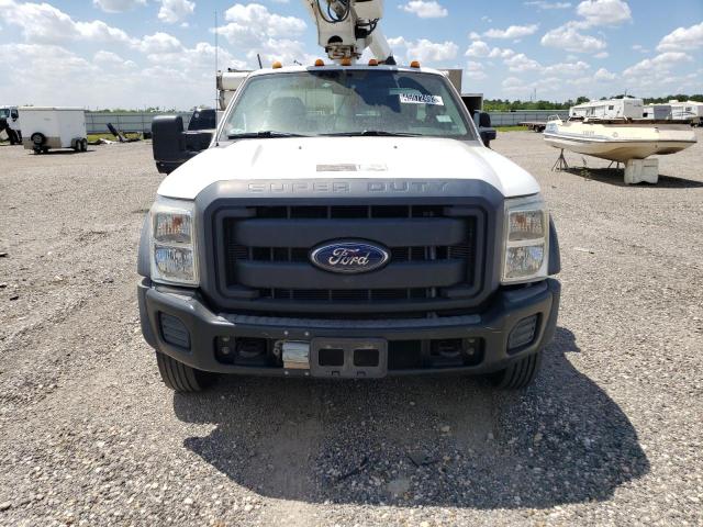 1FDUF4GY8CEC63827 - 2012 FORD F450 SUPER DUTY WHITE photo 5