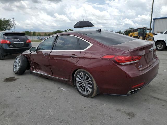 KMHGN4JE0GU133714 - 2016 HYUNDAI GENESIS 3.8L BURGUNDY photo 2