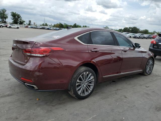 KMHGN4JE0GU133714 - 2016 HYUNDAI GENESIS 3.8L BURGUNDY photo 3