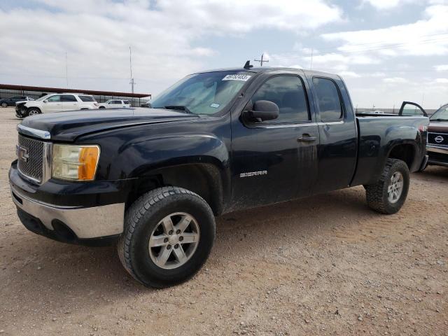 1GTR2VE30BZ358585 - 2011 GMC SIERRA K1500 SLE BLACK photo 1