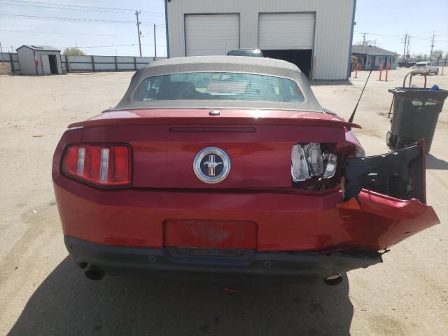 1ZVBP8EM9C5214973 - 2012 FORD MUSTANG RED photo 6