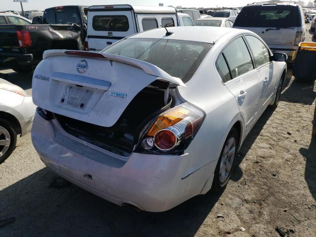 1N4CL21E48C144404 - 2008 NISSAN ALTIMA HYBRID WHITE photo 3