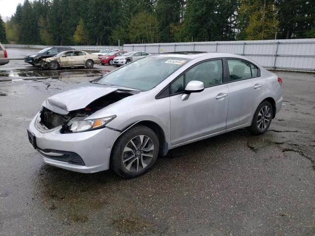 2HGFB2F88DH508801 - 2013 HONDA CIVIC EX GRAY photo 1