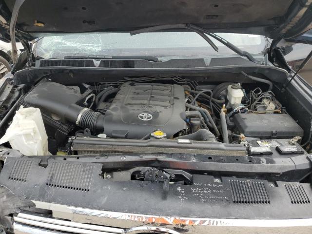 5TFUW5F11HX627709 - 2017 TOYOTA TUNDRA DOUBLE CAB SR/SR5 BLACK photo 11