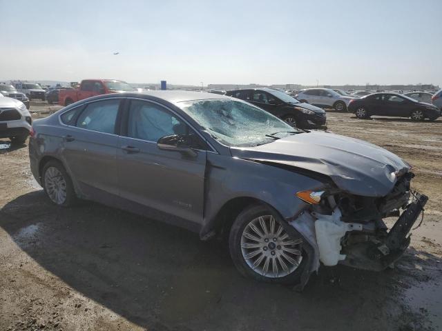 3FA6P0LU3DR344728 - 2013 FORD FUSION SE HYBRID GRAY photo 4