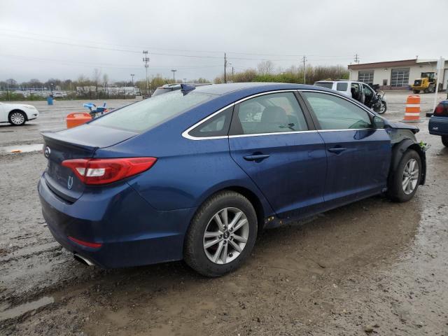 5NPE24AF6FH168067 - 2015 HYUNDAI SONATA SE BLUE photo 3