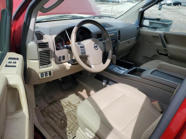 1N6AA06C98N349771 - 2008 NISSAN TITAN XE BURGUNDY photo 8