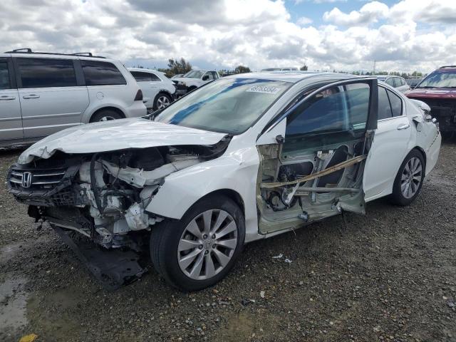 1HGCR2F85FA028537 - 2015 HONDA ACCORD EXL WHITE photo 1