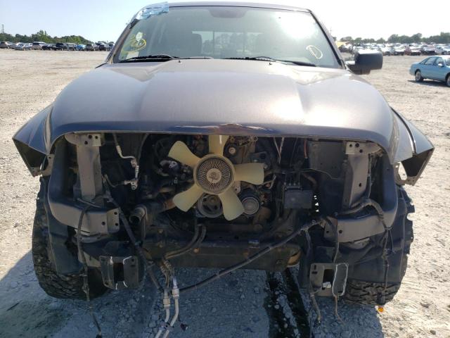 1C6RR7LT1FS745422 - 2015 RAM 1500 SLT GRAY photo 9