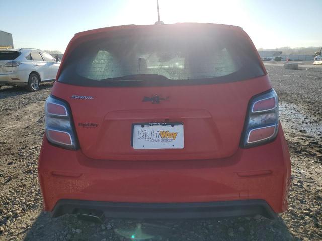 1G1JG6SB5L4128239 - 2020 CHEVROLET SONIC RED photo 6