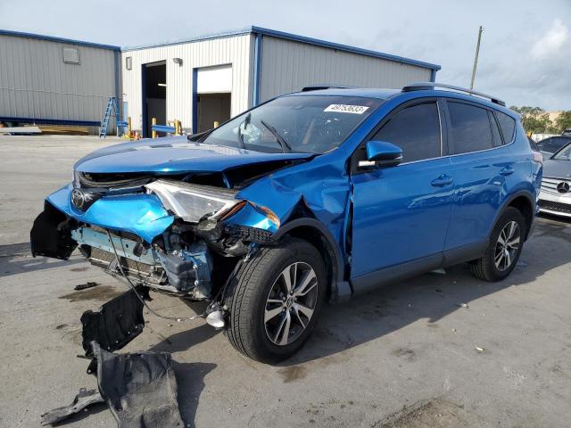 JTMWFREV9JJ741017 - 2018 TOYOTA RAV4 ADVENTURE BLUE photo 1