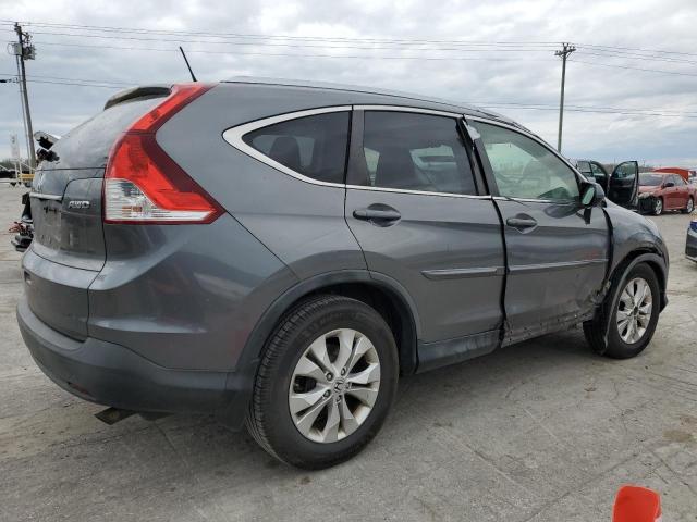 JHLRM4H74CC026286 - 2012 HONDA CR-V EXL GRAY photo 3