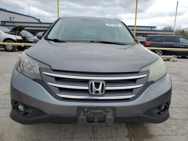 JHLRM4H74CC026286 - 2012 HONDA CR-V EXL GRAY photo 5