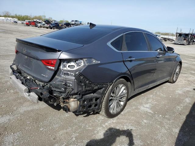 KMHGN4JE6FU059715 - 2015 HYUNDAI GENESIS 3.8L GRAY photo 3