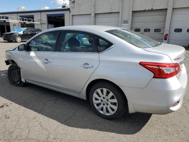 3N1AB7AP4HY352845 - 2017 NISSAN SENTRA S SILVER photo 2