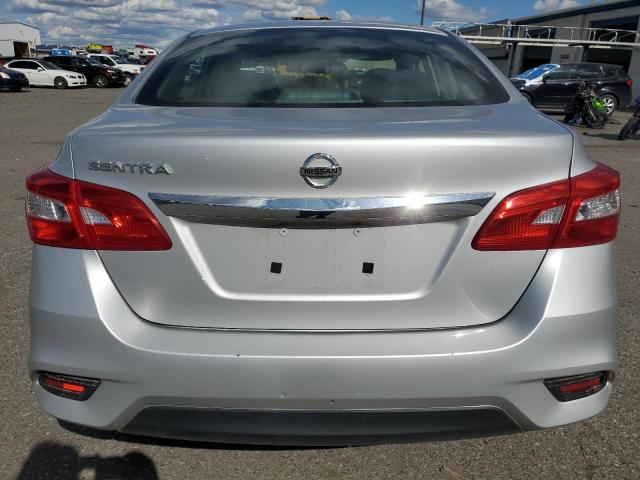 3N1AB7AP4HY352845 - 2017 NISSAN SENTRA S SILVER photo 6