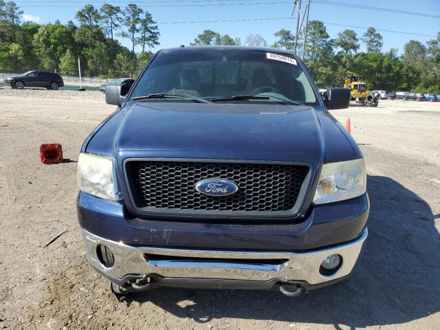 1FTPX14506NB11665 - 2006 FORD F150 BLUE photo 5