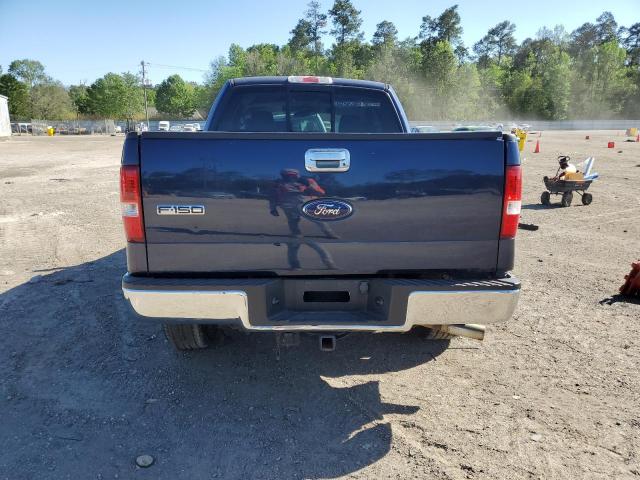 1FTPX14506NB11665 - 2006 FORD F150 BLUE photo 6