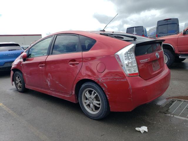 JTDKN3DU8B1474770 - 2011 TOYOTA PRIUS RED photo 2