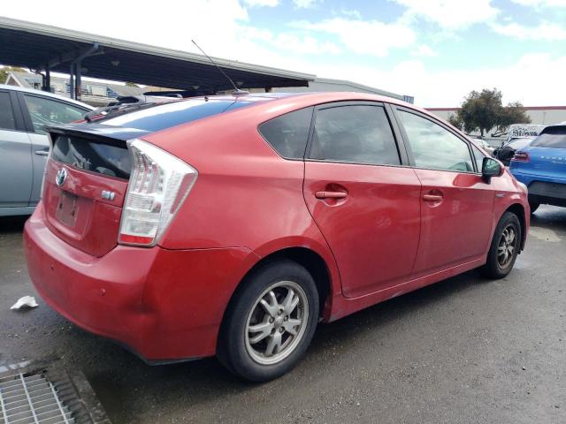 JTDKN3DU8B1474770 - 2011 TOYOTA PRIUS RED photo 3