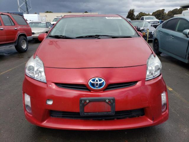 JTDKN3DU8B1474770 - 2011 TOYOTA PRIUS RED photo 5