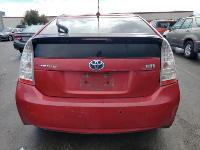 JTDKN3DU8B1474770 - 2011 TOYOTA PRIUS RED photo 6