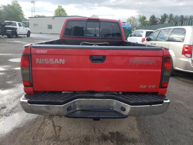 1N6ED26Y3YC318334 - 2000 NISSAN FRONTIER KING CAB XE RED photo 6