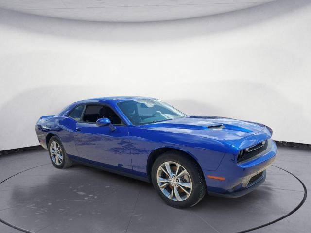 2C3CDZGG9NH230989 - 2022 DODGE CHALLENGER SXT BLUE photo 4